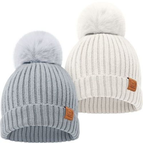 Keababies 2pk Baby Hats, Baby Beanies, Newborn Hats For Baby Girls, Boys, Baby Winter Hat, 0-36 Months Infant Hat (cloud)
