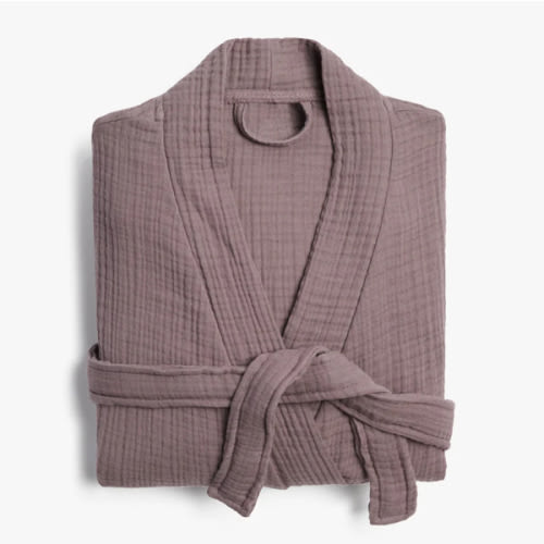 Cloud Cotton Robe in Clover - Large
