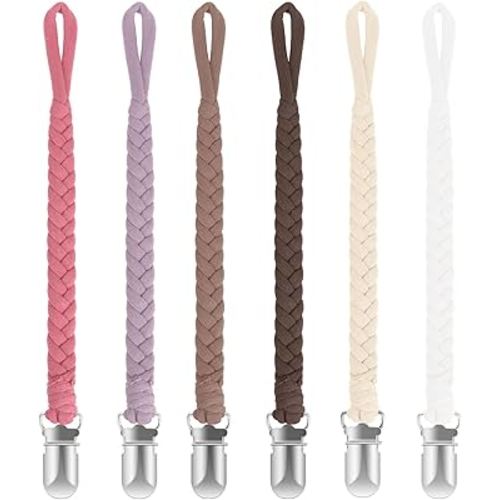 Baby Pacifier Clip, Baby Pacifier Holder for Boys and Girls, Universal Fit for All Pacifiers & Teething Toys - Modern Unisex Baby Gift…