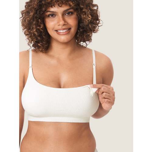 Ribbed Scoop Nursing Bralette