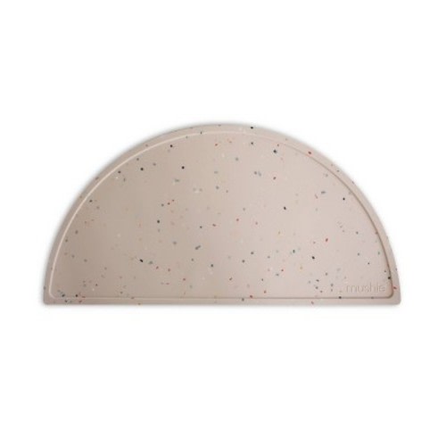Mushie Silicone Placemat - Vanilla Confetti