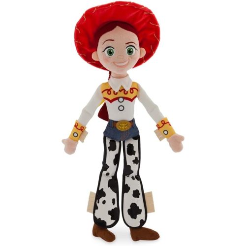 DISNEY STORE Official Toy Story Plush, Jessie, Iconic Cuddly Toy Character with Embroidered Eyes and Soft Plush Features, Suitable for All Ages