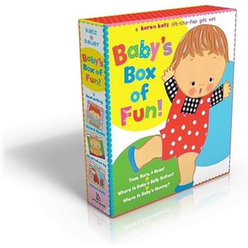 Baby's Box of Fun (Boxed Set): A Karen Katz Lift-the-Flap Gift Set: Where Is Baby's Bellybutton?; Where Is Baby's Mommy?: Toes, Ears, & Nose!