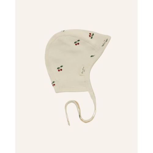BABY BONNET 0-3m / cherry