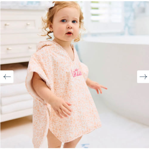 Percale Kids' Poncho
