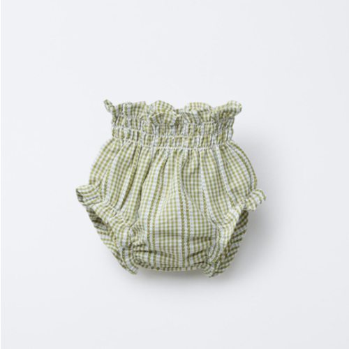 GINGHAM BOTTOMS - Mid-green | ZARA United States