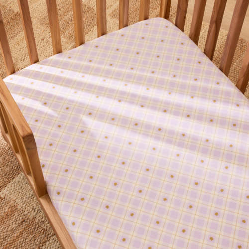 Frankie Flannelette - Zoey Cot Fitted Sheet