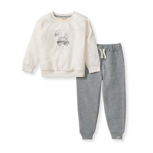 Hip Hop Bunny Boys' Easter Sweatshirt & Pants Set – Burt's Bees Baby