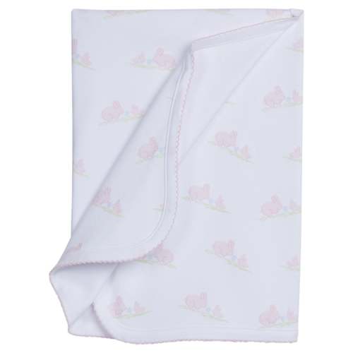 Printed Blanket - Pink Bunnies