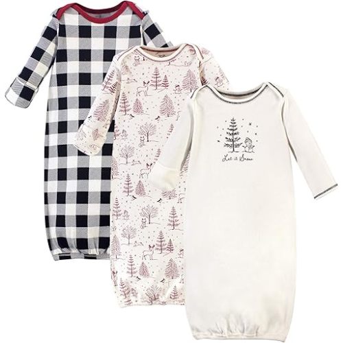 Touched by Nature Unisex Baby Organic Cotton Gowns