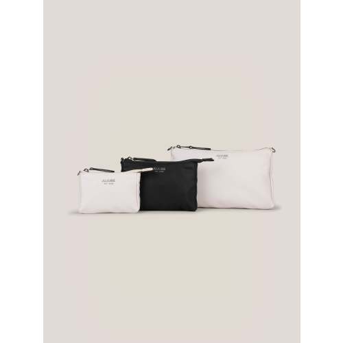 Witney Carson 3-piece Pouch Set - Cloud & Black