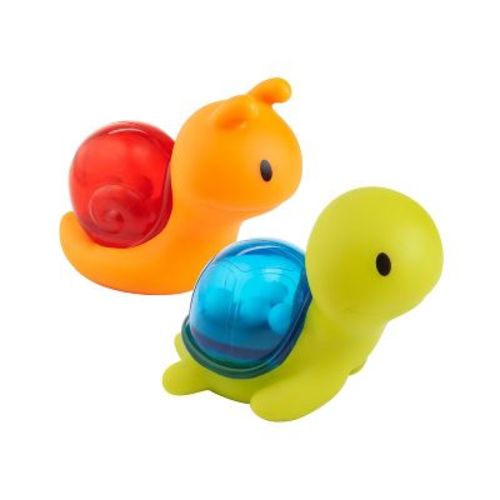 Munchkin Bath Rattle Squirts - Fun Sensory Bath Toys For Babies & Toddlers - 2pk