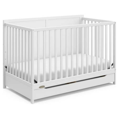 Graco® Melrose 5-in-1 Convertible Baby Crib with Drawer, White