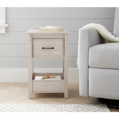 Rory Side Table with Charging Station (15")