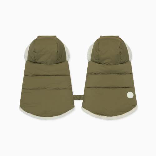 Faux Fur Lined Stroller Mittens - Color: Ecru