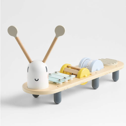 Janod Sweet Cocoon Wooden Caterpillar Kids Music Stand