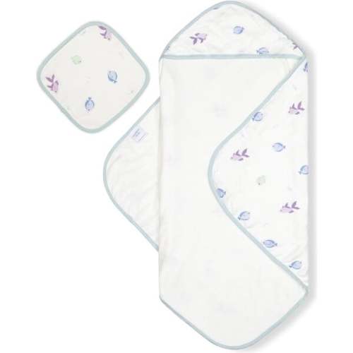 Hooded Towel Set, Fish - Bamboo Little | Maisonette