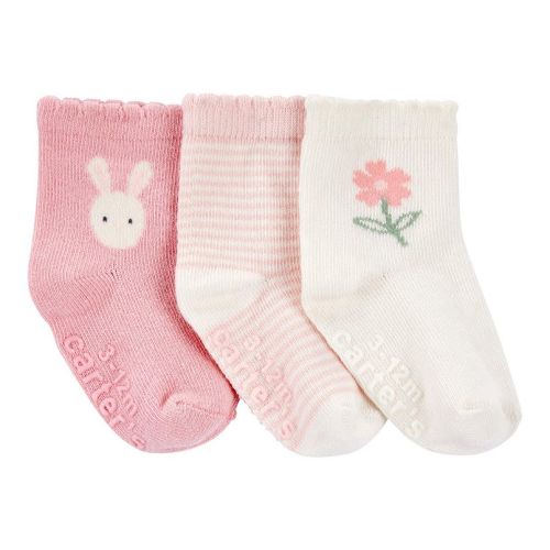Baby Girl Carter's 3-pack Bunny Socks