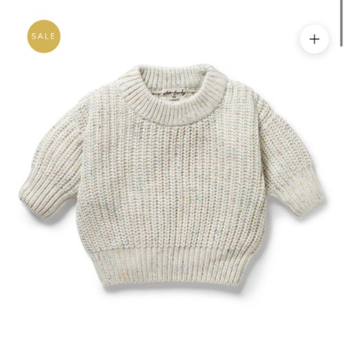 Hundreds and Thousands Organic Knitted Jumper