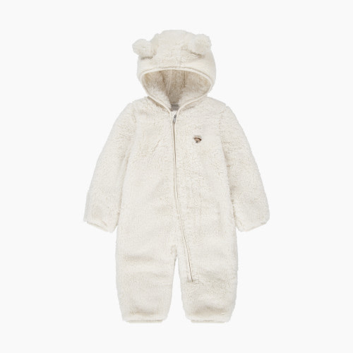 Small Story High-Pile Fleece Bunting - Oat, 0-3 M