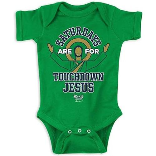 Smack Apparel Saturdays Onesie for Notre Dame College Fans (NB-18M)