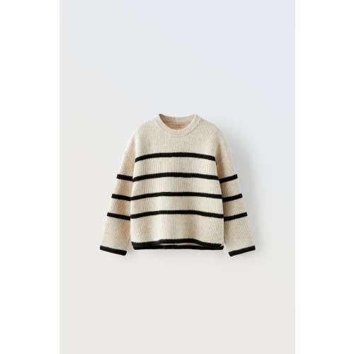 RIBBED KNIT LEGGINGSSTRIPED KNIT SWEATERCHENILLE KNIT SWEATER