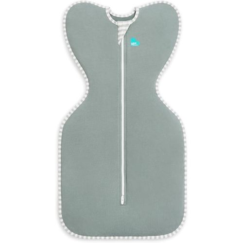 Love to Dream Swaddle UP, Baby Sleep Sack, Self-Soothing Swaddles for Newborns, Improves Sleep, Snug Fit Helps Calm Startle Reflex, New Born Essentials for Baby, 1.0 TOG, 5-8.5 lbs, Deep Olive
