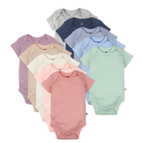 10-Pack Organic Cotton Short Sleeve Bodysuits | Honest Baby Clothing