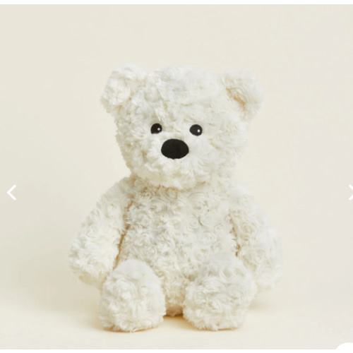 Microwavable Cream Curly Bear Warmies | Warmies USA