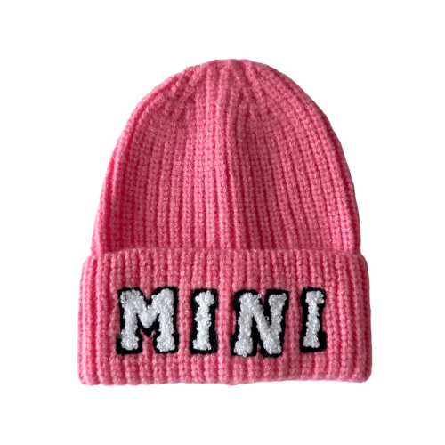 Mini Knit Hat, Bubblegum