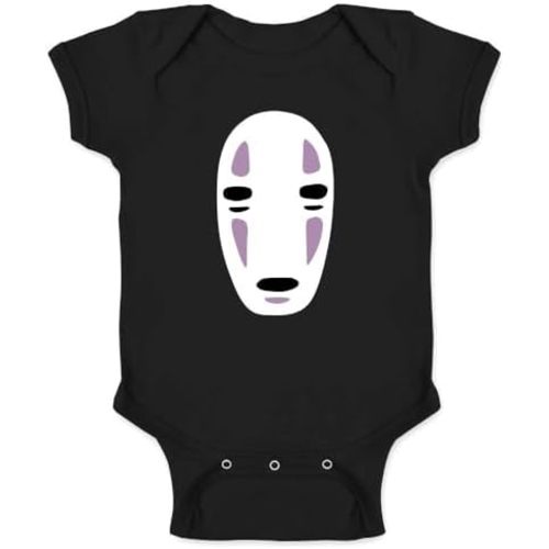 Pop Threads No Face Kaonashi Nerd Apparel Geek Infant Baby Boy Girl Bodysuit