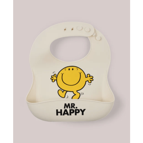 Silicone Bib - Mr. Happy™