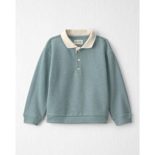 Toddler Boy Organic Cotton French Terry Polo - Little Planet | Carter's