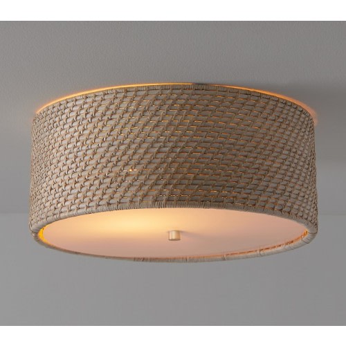 Quinn Woven Flush Mount (16")
