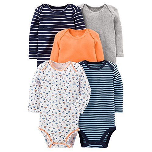 Simple Joys by Carter's Unisex Babies' Long-Sleeve Bodysuit