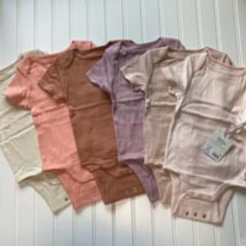 Cloud Island Baby Girls 6pieces  Bundle Short Sleeve Bodysuit Onesies 6-12M New