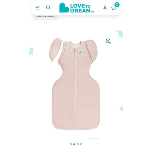 Swaddle Up™ Transition Bag 1.0 TOG Cotton Powder Pink Twinkle – Love to Dream US