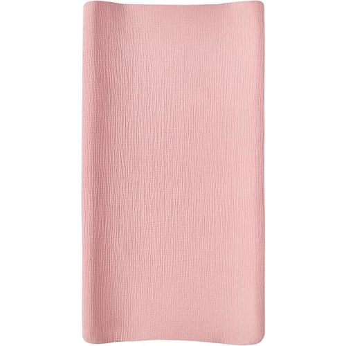 Muslin Changing Pad Cover,Ultra Soft Breathable Diaper Changing Table Cover for Baby Boys Girls,Neutral Fitted Changing Pad Sheets