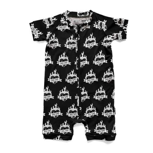 Bamboo Zippy Shortie in Mad Love For My Mama [Midnight Edition]