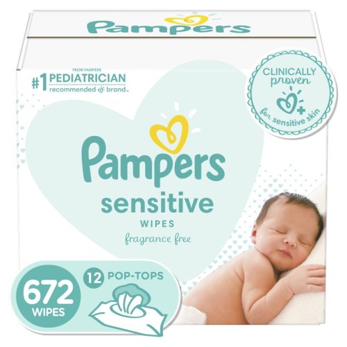 Pampers Sensitive Baby Wipes (Choose Your Count)