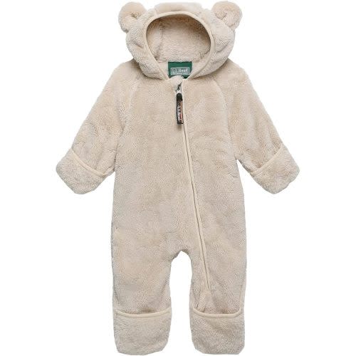 L.L.Bean Fleece Bear Onesie - 6-12months
