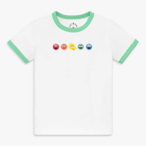 Kids Sesame Street friends ringer tee | Primary.com