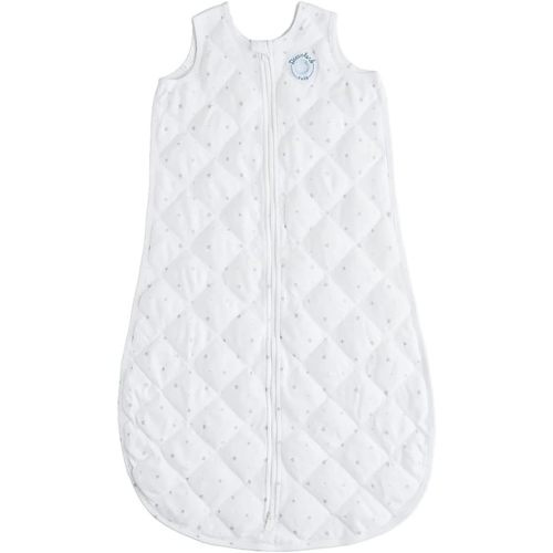 Dreamland Baby Dream Weighted Sleep Sack (For Babies 0-36 Months- 4 Sizes), Size 6-12 Months or Size 12-24 Months (Colors: Moon Grey, Ocean Blue, Sage Green, or Grey Star - Anything for a boy or gender neutral!)