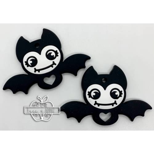 Bat Teether, Halloween Teether,  Animal Teether Pendant, Teething, Pacifier Clip