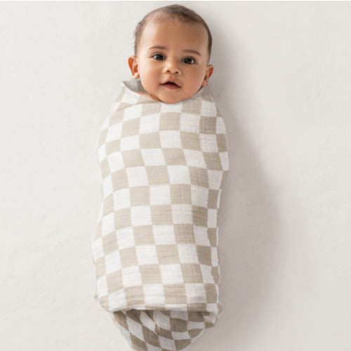 Itzy Ritzy Breastfeeding Boss - Taupe Checkerboard