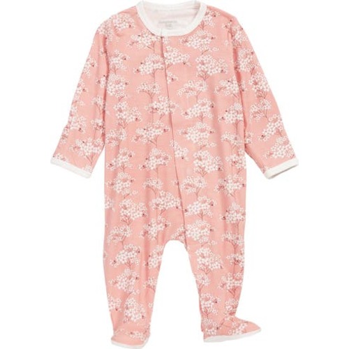 Cherry Blossom Magnetic Footie, 6-9M