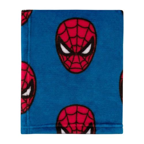 Disney Marvel Spiderman Royal Blue and Red Super Soft Baby Blanket