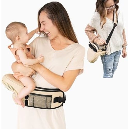 Baby Hip Carrier | Adjustable Hip Carrier for Baby | Toddler Hip Carrier | Baby Hip Carrier with Strap | Versatile Baby Side Carrier | Front Facing Baby Carrier with Hip Seat | Baby Hip Holder