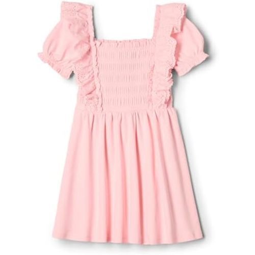 Amazon Essentials x Sofia Grainge Toddlers and Baby Girls' Embroidered Knit Dress