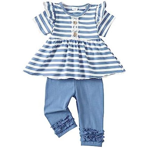 Baby Girl Clothes Toddler Girl Outfits Ruffle Shirt Pants Cute Infant Outfit Set Baby Girl Fall Winter Clothes